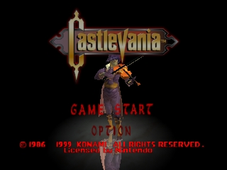 Castlevania (Europe) (En,Fr,De) Title Screen